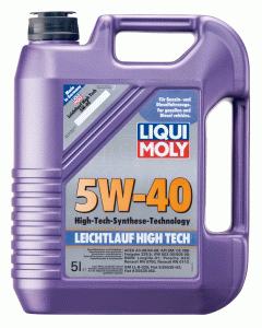 Масло моторное LIQUI MOLY Leichtlauf High Tech 5W-40 (5л)